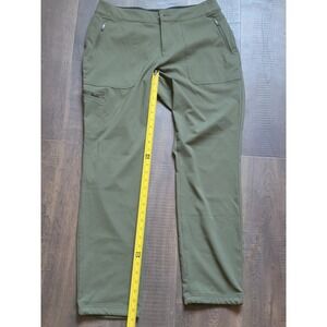 Columbia Hiking Pants Zip Pockets‎ Activewear Olive Green Size 14